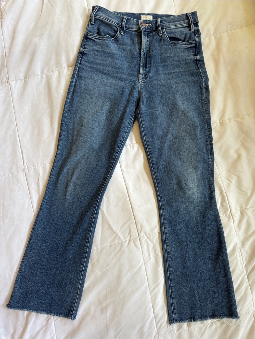 Mother Hustler Ankle Fray in Groovin’ size 27